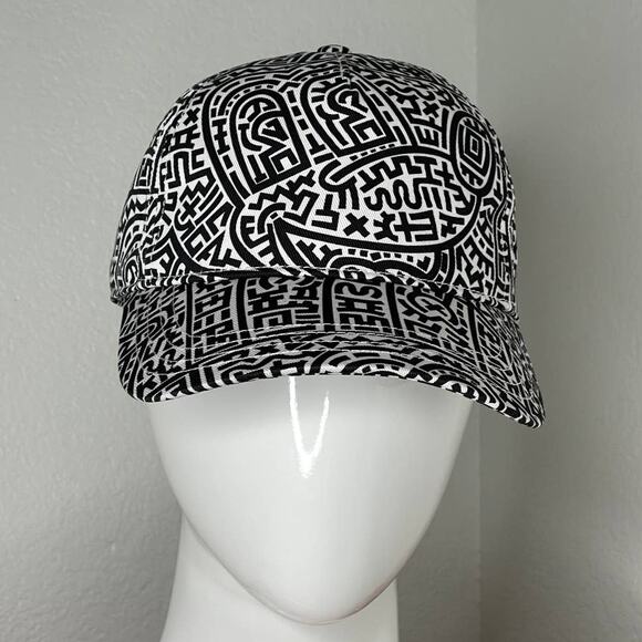 Coach Disney Mickey Mouse X Keith Haring Baseball Hat Black/White - Picture 2 of 9